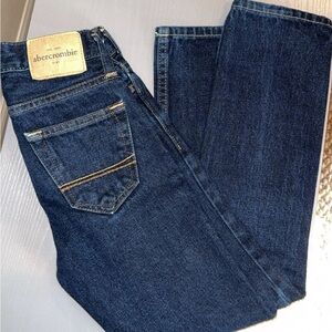 Abercrombie Boys’ Size 8 Slim Pants – Dark Wash (New, Never Worn)